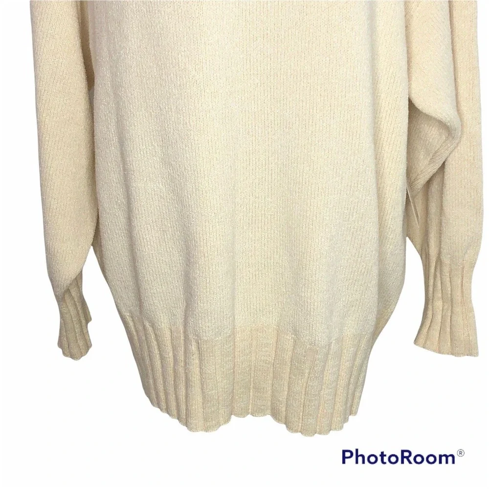 NEW Free People Womens Street Fair Tunic Size XS Ivory Combo Oversized‎ $128